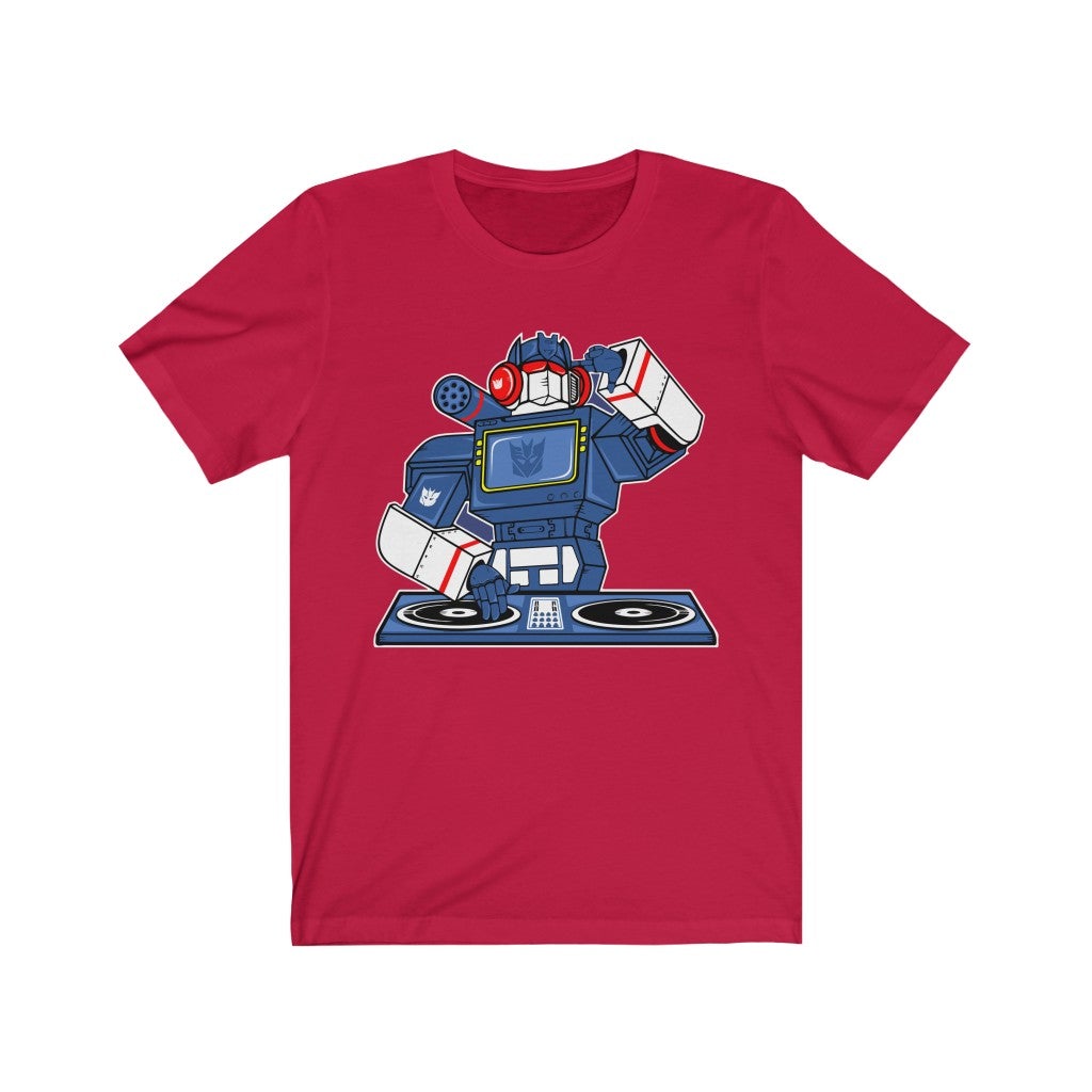 DJ Transformer Popculture Graphic T-Shirt