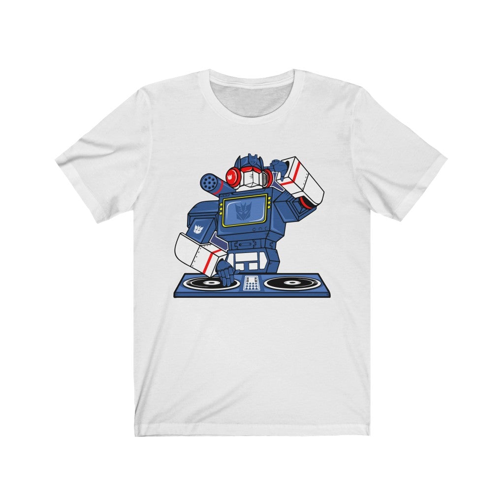 DJ Transformer Popculture Graphic T-Shirt