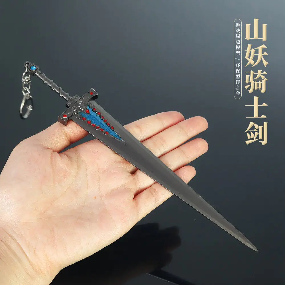 22cm Mountain Demon Knight Sword Elden Ring Game Peripheral Metal Cold Weapons